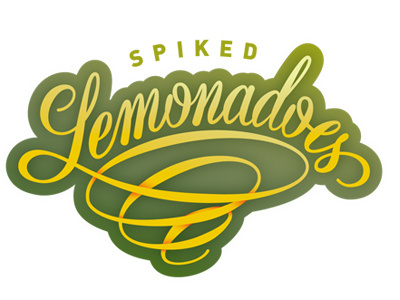 Lemonadoes design lettering logo