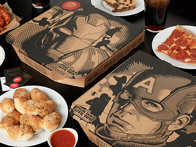 Civil War PIzza Hut Packaging