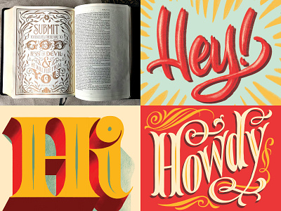 My Top 4 hand lettering lettering