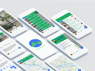 Google Outdoors Mockup