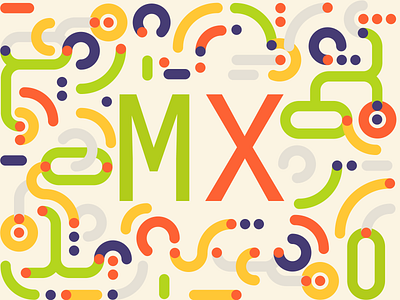 Design to the MX branding contest design flat illustration logitech minimal typography vector