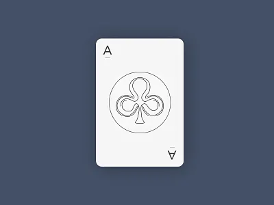 Playing Card - Weekly Warm Up branding design dribbleweeklywarmup graphic design illustration vector