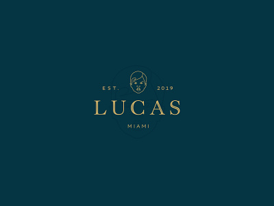 Lucas Est. 2019 brand identity branding branding design design digital graphic design illustration logo logodesign vector