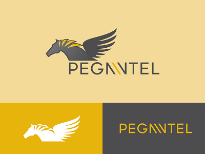 Pegaintel Logo branding illustration logo logo design logotype