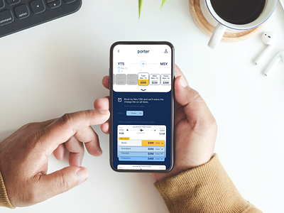 Porter Airlines - UX and UI design porterairlines redesign redesign concept