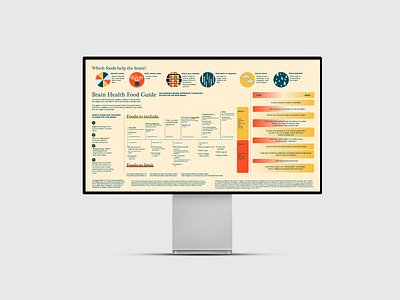 Infographic on brain health branding concept design drawing illustration info information photoshop typography ui ux xd