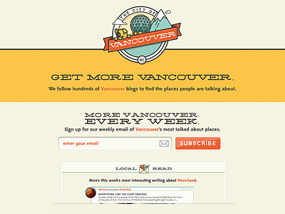 Landing page vancouver web web design local
