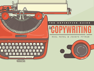 The Definitive Guide to Copywriting coffee copywriting guide illustration lipstick title typewriter