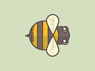 Bzz Bzz bee bumblebee buzz icon illustration