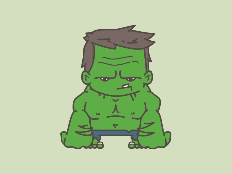 Hulk SMASH by Meg on Dribbble