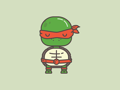 S'up Raph? icon illustration ninja raphael tmnt turtle