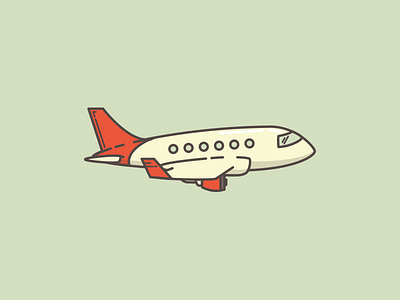 Don't know when I'll be back again airplane icon illustration plane