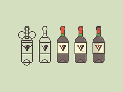 winewinewinewinewine icon illustration process shapes win