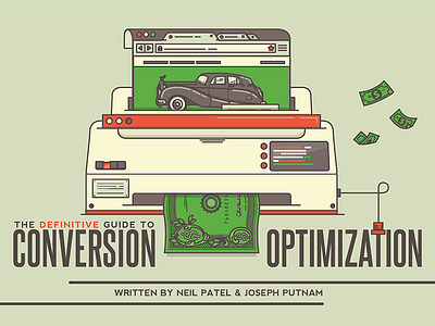 The Definitive Guide to Conversion Optimization cash monies conversions cover illustration printer title
