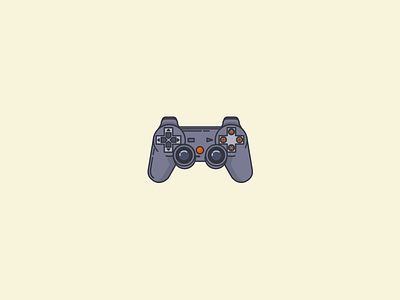 Playstation controller gaming icon illustration playstation