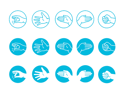 Gesture Icons gesture hands icons
