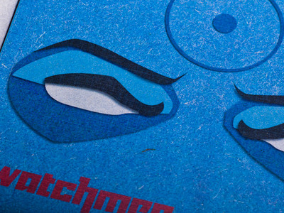 Watchmen Redesign book cover illustration redesign texture