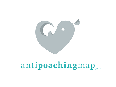 Anti-PoachingMap.org hackathon logo poaching rhino
