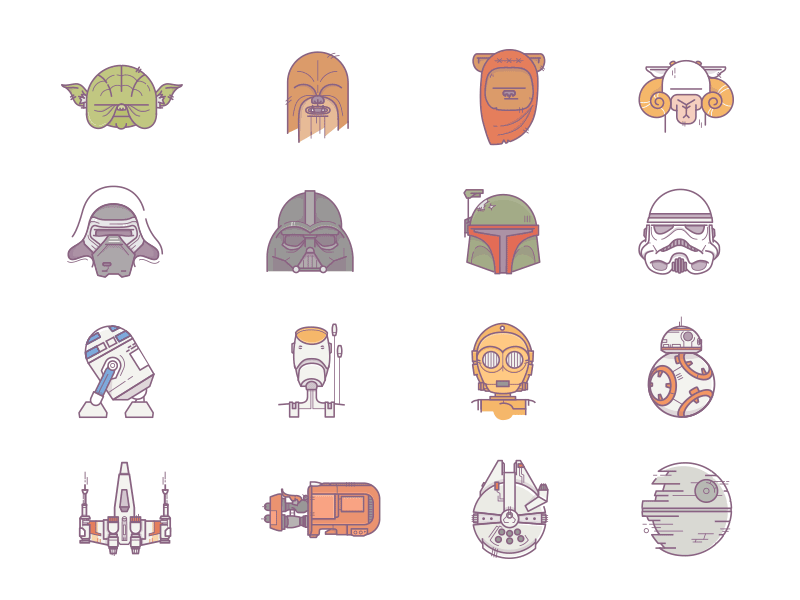 In a Gallery Far Far Away... creativesouth icons mamas sauce screenprint starwars