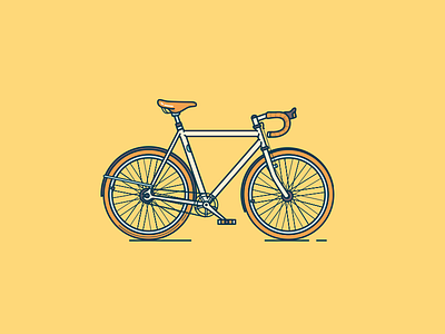 Bike season bike illustration