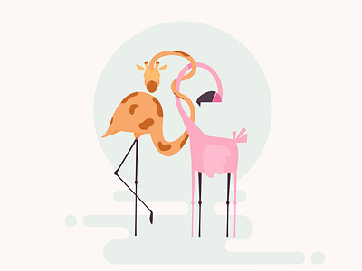 Girmingo? creative brain time flamingo giraffe shopify