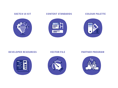 Polaris Icons colours design system icons partner polaris resources sketch vector