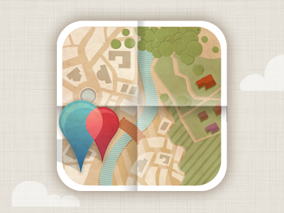 StoryBook Map iPhone Gem icon iphone map placemarker mobile