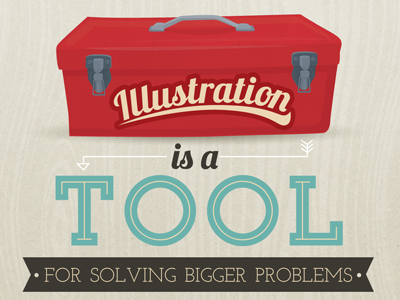 Illustration is a tool illustration tool toolbox typography