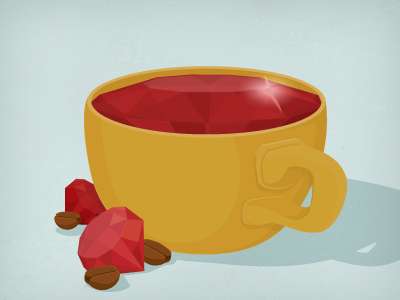 Morning Ruby coffee coffee bean mug ruby ruby on rails