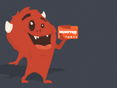 Monster Mascot card mascot monster