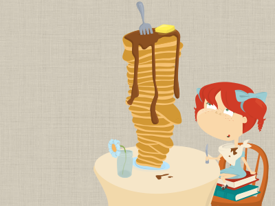 Pancakes breakfast brunch hungry illustration infographic lunch pancake pancakes placeling