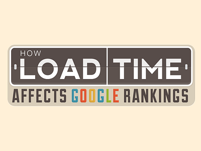 How Load Time Affects Google Ranking clock flip clock google title type typography
