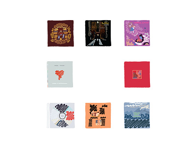 Kanye West ~~~~ Discography album art art design illustration line line art lineart linework minimalism sketch squiggle vector