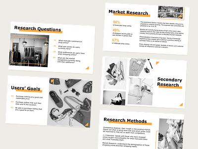 Research Findings design presentation presentation design presentation layout research slide slide deck ui ux ux design ux research uxui