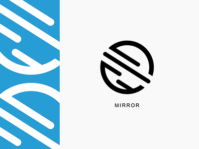 Mirror Logo brand brand identity branding clothing logo logotype mirror