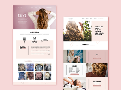 Hair Salon Website Design