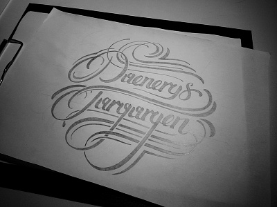 Daenerys Targaryen drawing hand drawn hand lettering lettering typo typography