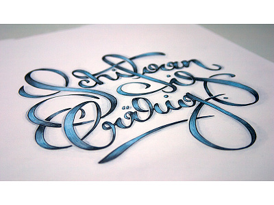Schifoan is bärig drawing hand drawn hand lettering lettering typo typography