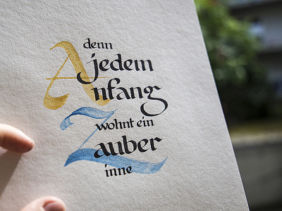 Hesse V2 calligraphy handlettering kalligraphie lettering