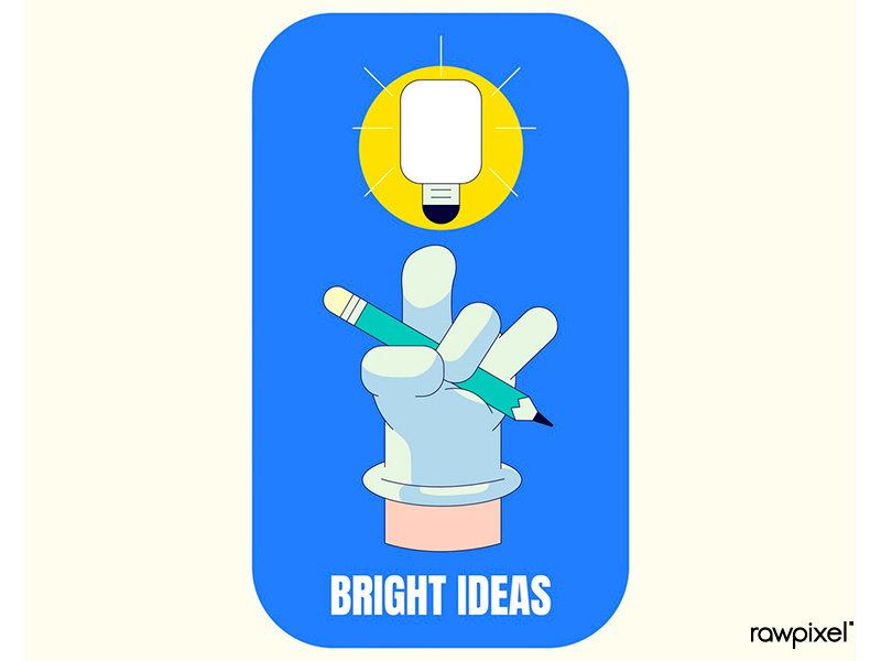 Bright ideas badge design vector icon vector design