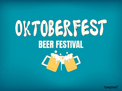 Oktoberfest beer festival celebration vector design vector