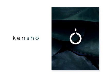 Kensho Wellness Logo & Monogram branding gradient kensho logo logotype monogram wellness wellness logo