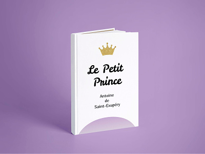 Le Petit Prince book cover book book cover cover design flat graphic design illustration typography vector