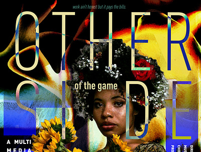 Other Side of the Game branding illustration maximalism poster design typography