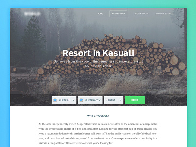 Landing Page - Resorts 