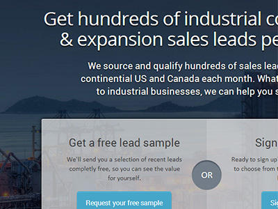 Sales Leads Inc. Website bootstrap landing page responsive umbraco