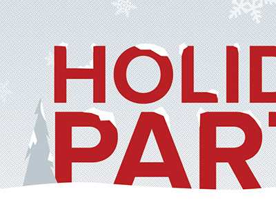 Holiday Party Invitation christmas holiday illustration invitation invite party winter