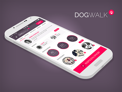 Dog Walk App app dog dogs walk