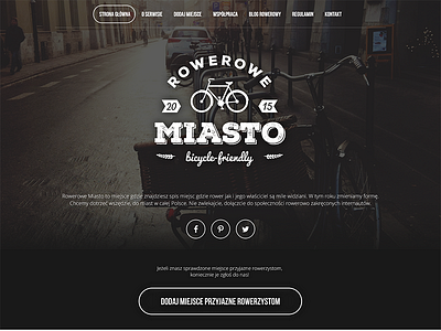 RoweroweMiasto.info bicycle bicycle friendly bike city community rower