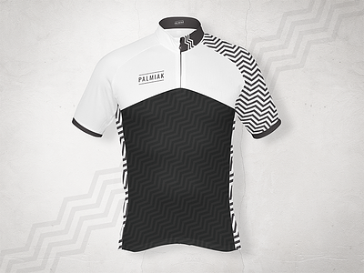 Cycling Jersey design for Palmiak - front bicycle clothes clothing cycling design fashion jersey mockup tshirt
